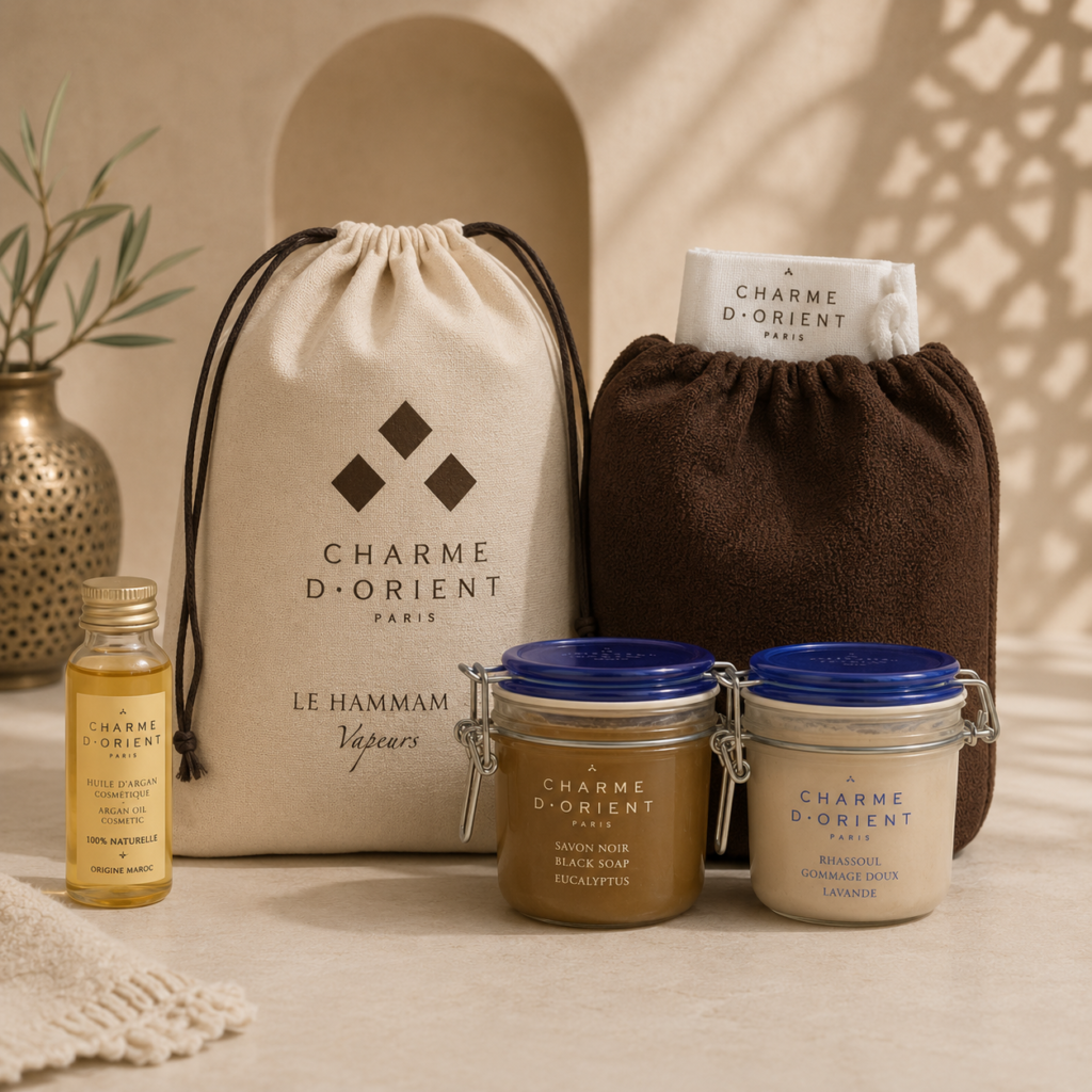 Coffret Pochon Hammam Charme d'Orient
